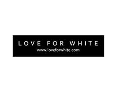 LOVE FOR WHITE logo - Official store coupons and promo codes